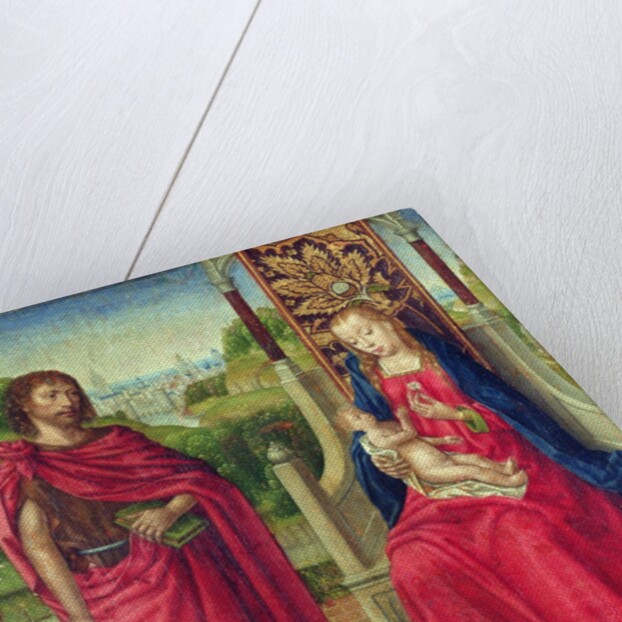 Madonna and Child with St. John the Baptist, c.1480-90 by Master of the Legend of St. Ursula