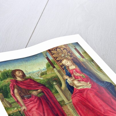 Madonna and Child with St. John the Baptist, c.1480-90 by Master of the Legend of St. Ursula