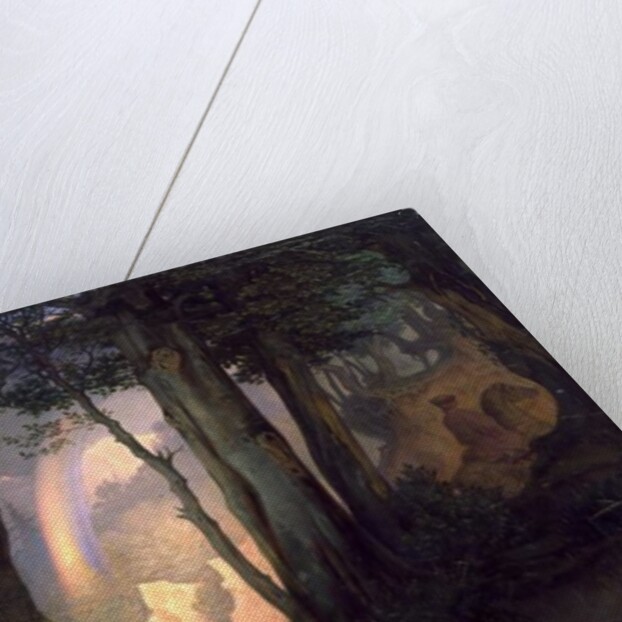 Waternymphs watering a stag, c.1844-47 by Moritz Ludwig von Schwind