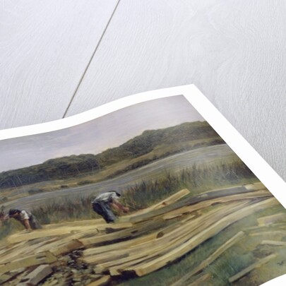 Building Site at Wesslingersee, 1876 by Heinrich Wilhelm Truebner