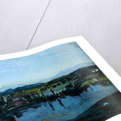 The Seeon Monastery in Oberbayern, 1892 by Heinrich Wilhelm Truebner