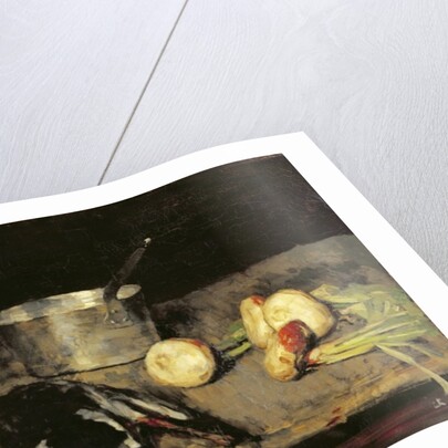 Still life with casserole and wild duck, 1885 by Carl Schuch