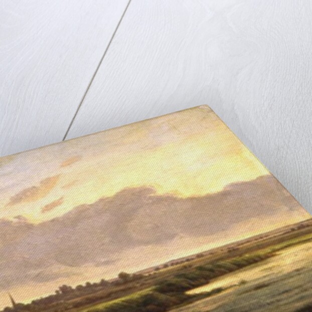 On the Alster at Winterhude, 1834 by Heinrich Stuhlmann