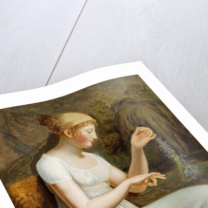 Girl with Flowers by Johann Heinrich Wilhelm Tischbein