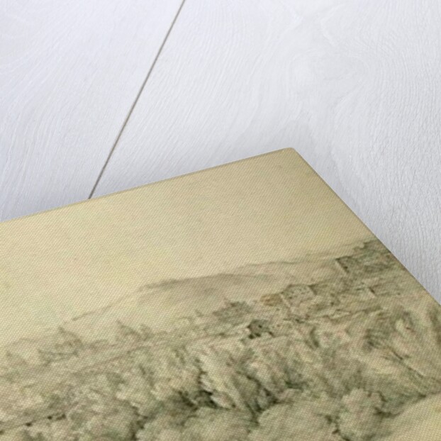 View from the Sabine hills over Tivoli in Campania with the gorge of the Anio on the right by Joachim Faber