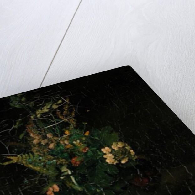 Still Life with a Bunch of Flowers and a Bible, 1872 by Hans Thoma