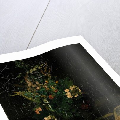 Still Life with a Bunch of Flowers and a Bible, 1872 by Hans Thoma