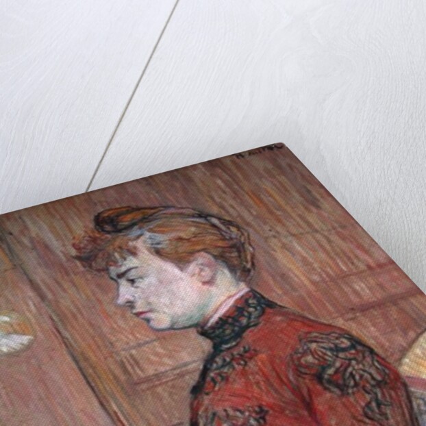 Portrait Study of a Woman in Profile, 1890 by Henri de Toulouse-Lautrec