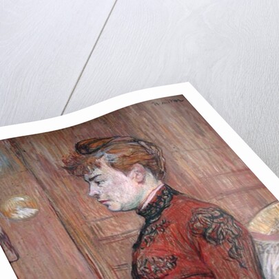 Portrait Study of a Woman in Profile, 1890 by Henri de Toulouse-Lautrec