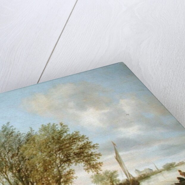 River Landscape, 1645 by Salomon van Ruisdael or Ruysdael