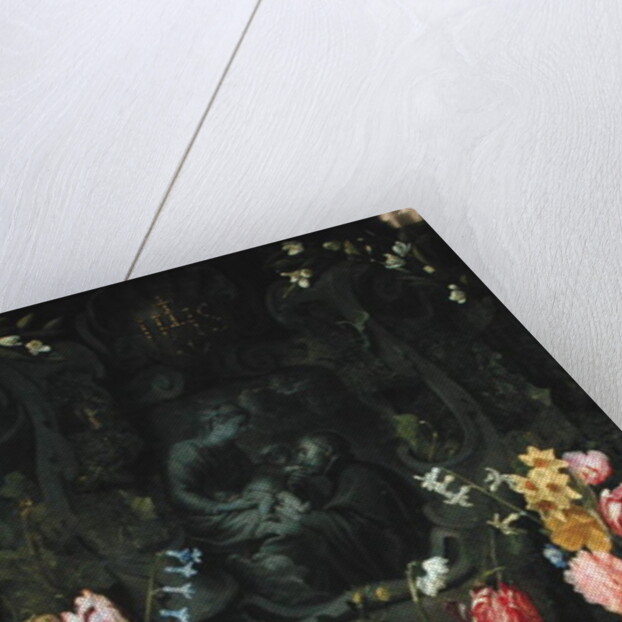 Stone Relief in Flowers by Daniel Seghers