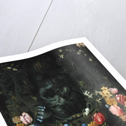 Stone Relief in Flowers by Daniel Seghers