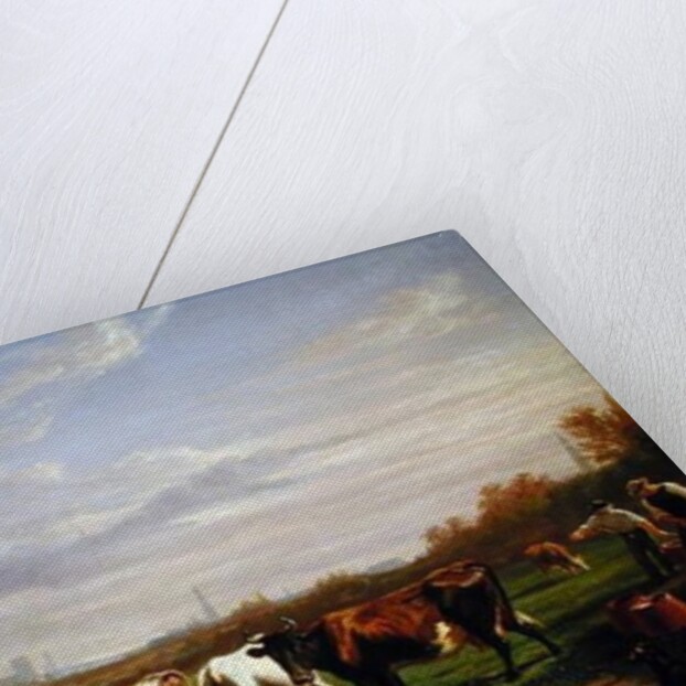 Meadow with the Town of Dammtor Behind, 1856 by Otto Speckter