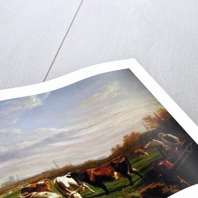 Meadow with the Town of Dammtor Behind, 1856 by Otto Speckter