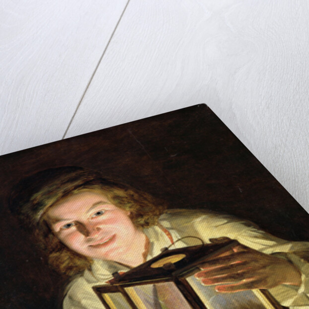 The Young Stableboy with a Stable Lamp, 1824 by Ferdinand Georg Waldmuller