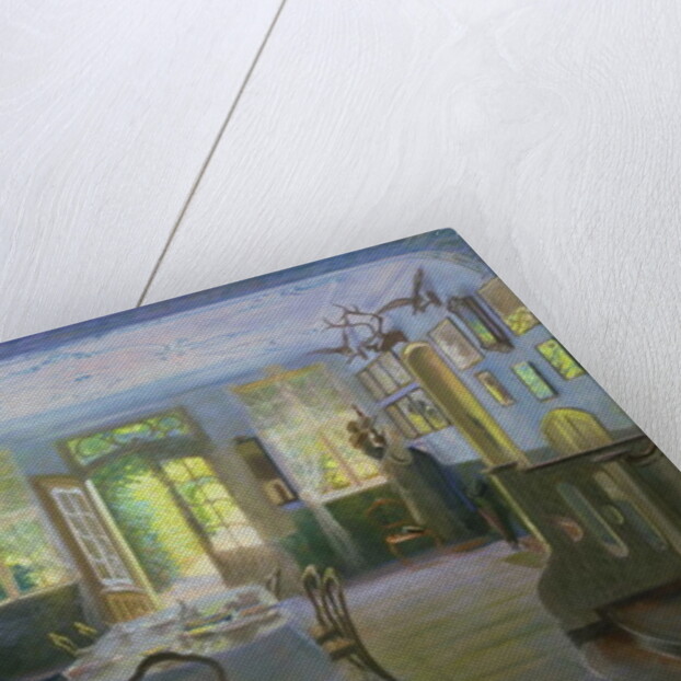 The Hall of the Manor House in Waltershof, 1894 by Hans Olde