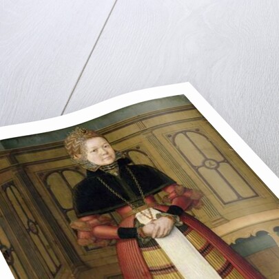 Portrait of Mette von Munchhausen by Ludger Tom the Younger Ring