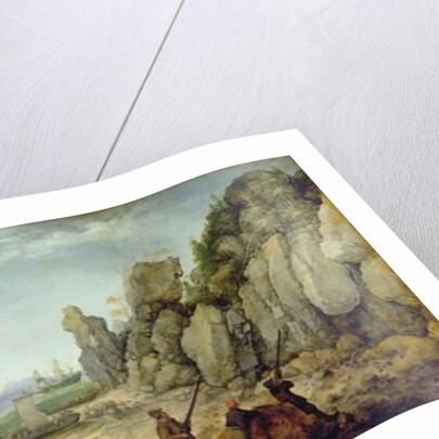 Wild goat hunting on the coast, 1620 by Adam Willaerts