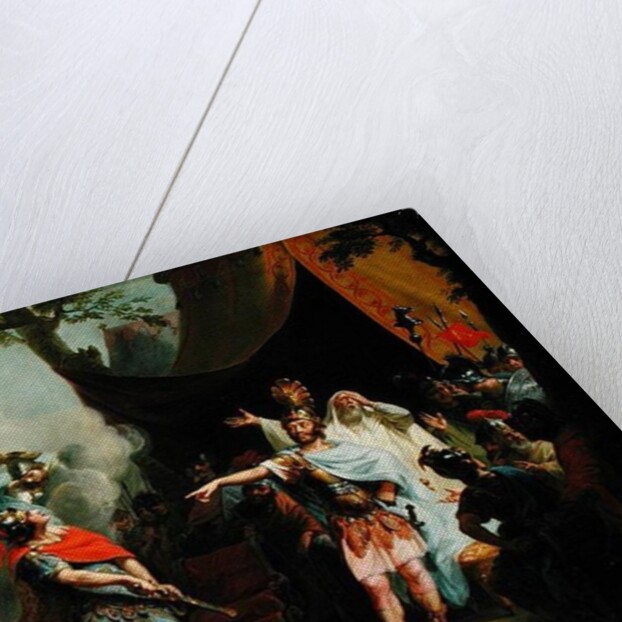 Achilles has a dispute with Agamemnon, 1776 by Johann Heinrich Tischbein