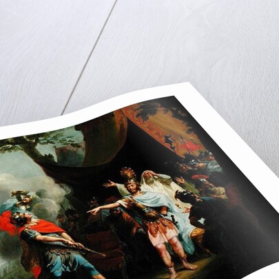 Achilles has a dispute with Agamemnon, 1776 by Johann Heinrich Tischbein