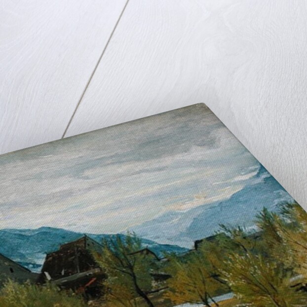 Early snow in Merano, 1830-31 by Rudolph Friedrich Wasmann