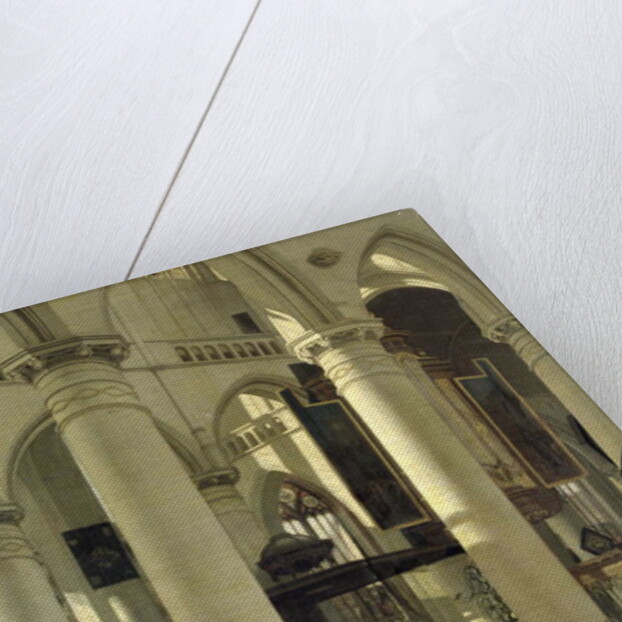 Interior of a church by Emanuel de Witte