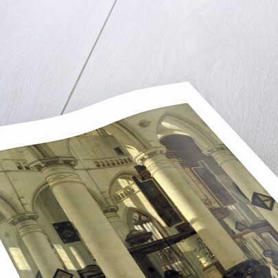 Interior of a church by Emanuel de Witte