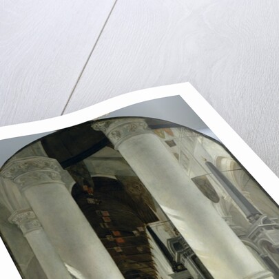 Interior view of the New Church in Delft by Emanuel de Witte