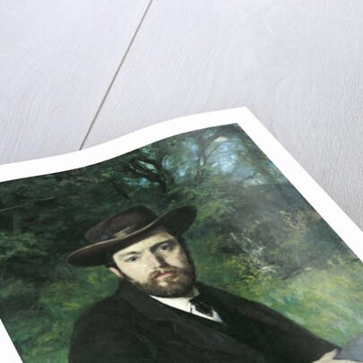 Self Portrait, 1871 by Hans Thoma