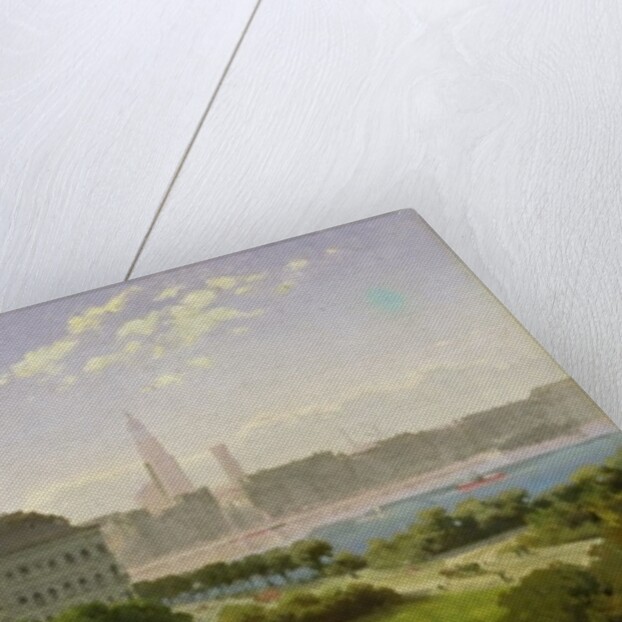 The Hamburg Kunsthalle and the Wallanlagen at the Glockengiesserwal, 1875 by Rudolf von Turcke