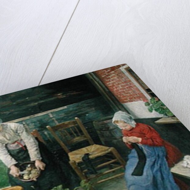 The Organ Grinder is Coming, 1883 by Fritz von Uhde