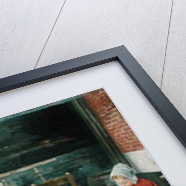 The Organ Grinder is Coming, 1883 by Fritz von Uhde