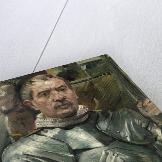Self portrait in armour, 1914 by Lovis Corinth