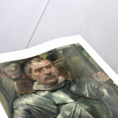 Self portrait in armour, 1914 by Lovis Corinth
