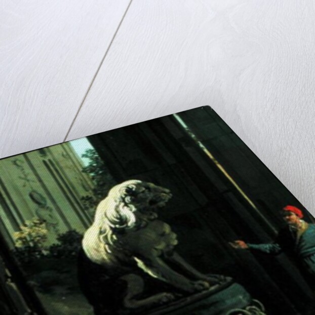 Detail of 'Capriccio with Motifs from Padua', c.1756 by Canaletto