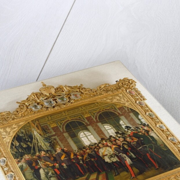 The Proclamation of Wilhelm as Kaiser of the new German Reich, in the Hall of Mirrors at Versailles on 18th January 1871, painted 1885 by Anton Alexander von Werner