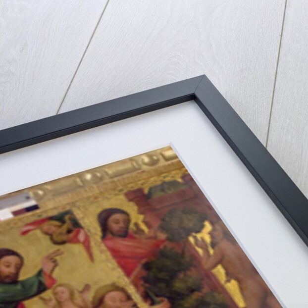 The Creation of Eve, a panel from the Grabower Altar, the High Altar of St. Petri in Hamburg by Master Bertram of Minden