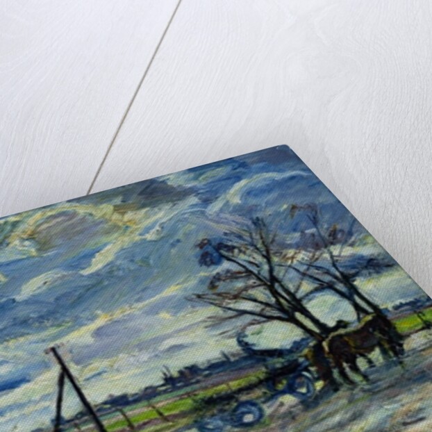 Suburban Landscape in Spring by Waldemar Rosler