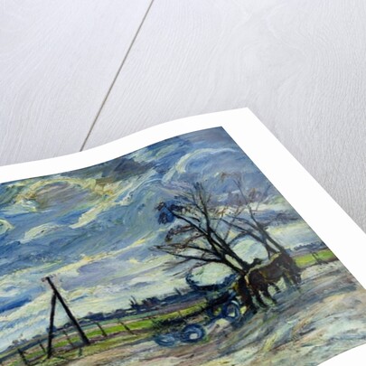 Suburban Landscape in Spring by Waldemar Rosler