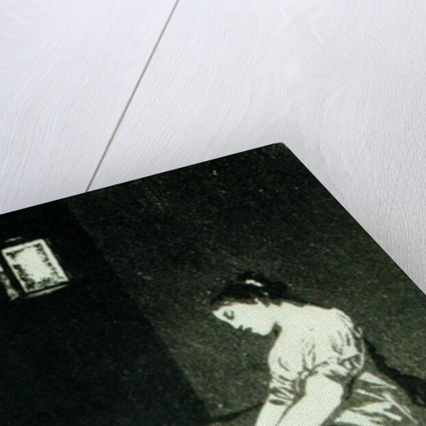 Because she was susceptible by Francisco Jose de Goya y Lucientes