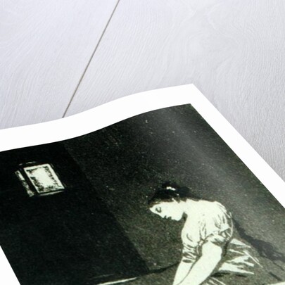 Because she was susceptible by Francisco Jose de Goya y Lucientes