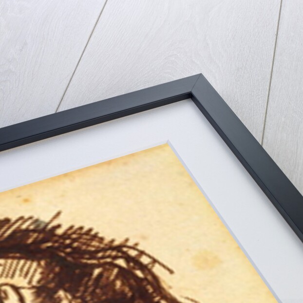 Half length portrait of a man bending over by Giovanni Battista Piranesi