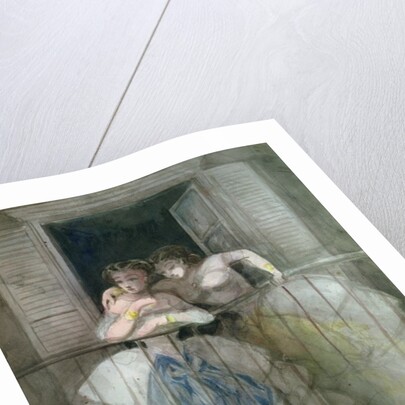 Girls on the Balcony by Constantin Guys