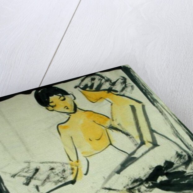 Two Young Girls, c.1911 by Otto Muller or Mueller