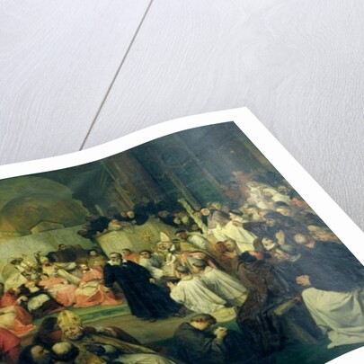 Galilei before the Council, 1861 by Friedrich Karl Hausmann