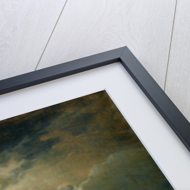 Stormy sea with Lighthouse, 19th century by Karl Blechen