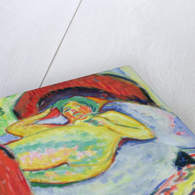 Reclining Nude by Ernst Ludwig Kirchner