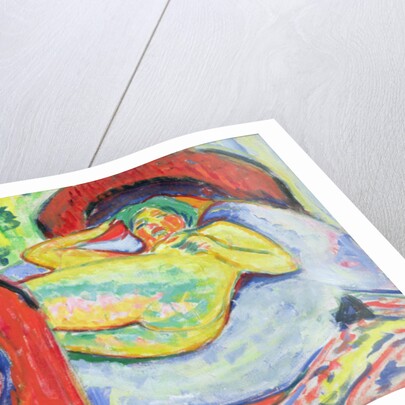 Reclining Nude by Ernst Ludwig Kirchner