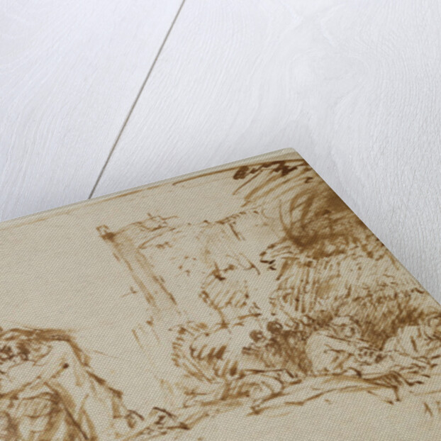 Christ on the Mount of Olives by Rembrandt Harmensz. van Rijn