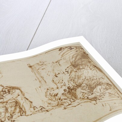 Christ on the Mount of Olives by Rembrandt Harmensz. van Rijn